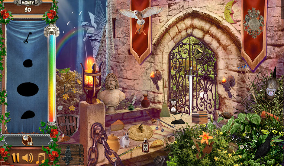 Castle Wonders - A Castle Tale Find the Silhouette Hidden Object Scene