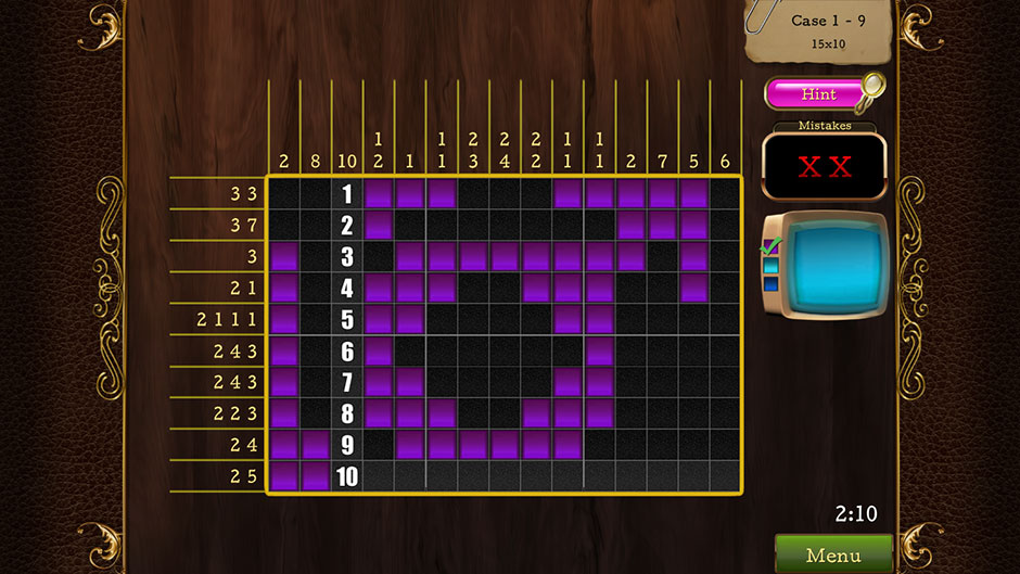 Hidden Clues Select Multiple Squares