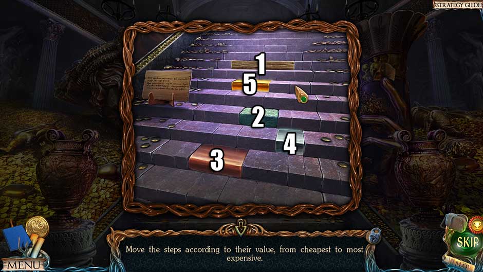 Lost Lands – The Golden Curse Step Sequence Puzzle Solution