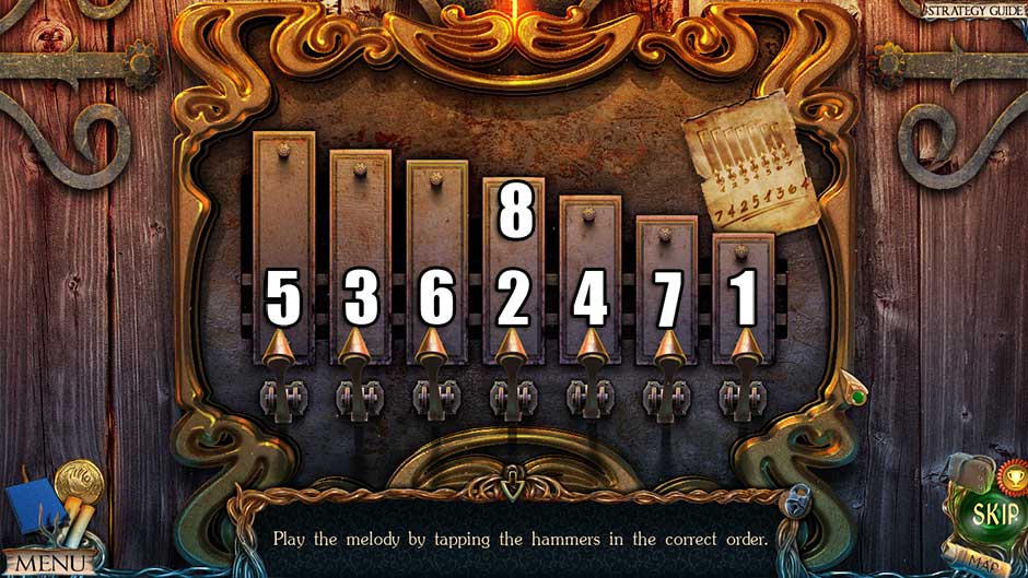 Lost Lands – The Golden Curse Xylophone Puzzle Solution