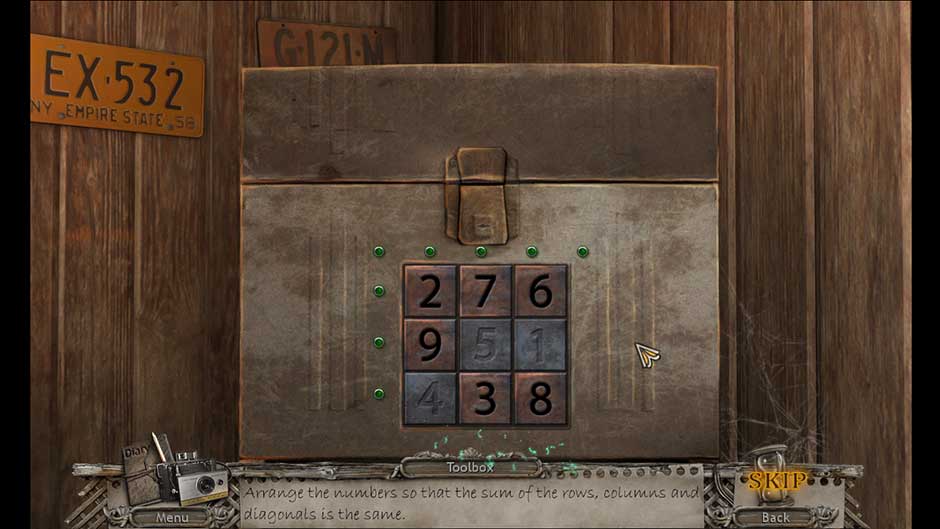 Mysteries of the Past – Shadow of the Daemon Garage Safe Combination Puzzle