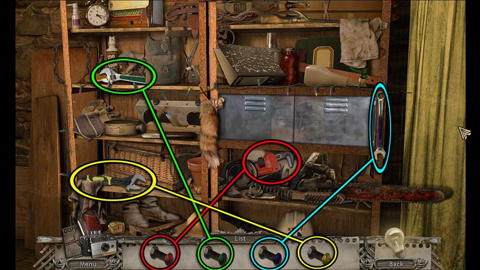 Mysteries of the Past – Shadow of the Daemon Generator Room Colored Wrenches Locations