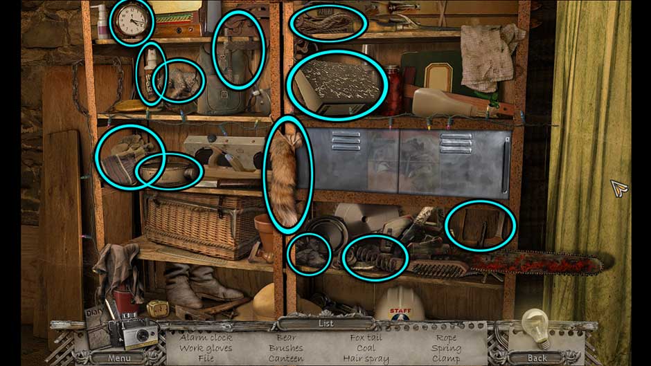 Mysteries of the Past – Shadow of the Daemon Generator Room Hidden Object Scene