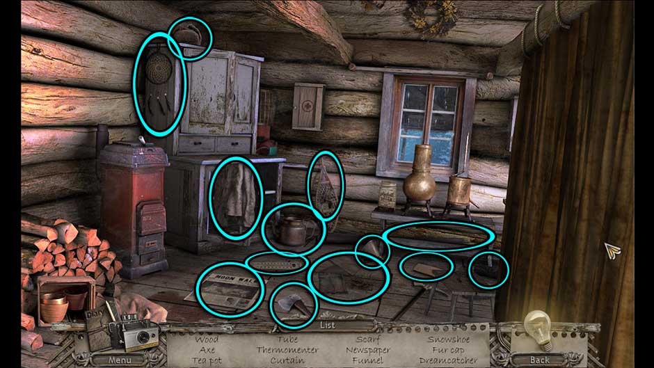 Mysteries of the Past – Shadow of the Daemon Inside Hut Hidden Object Scene