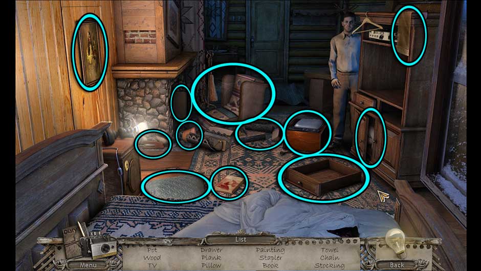 Mysteries of the Past – Shadow of the Daemon Room 13 Hidden Object Scene