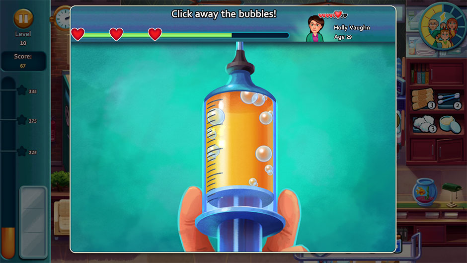 Heart's Medicine - Time to Heal Minigame - Clear Bubbles