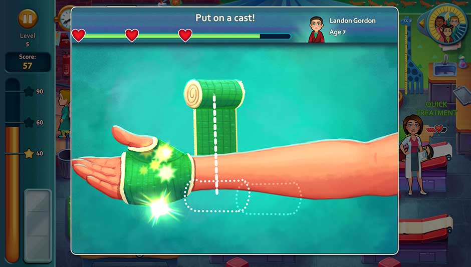 Minigame - Put on a cast!