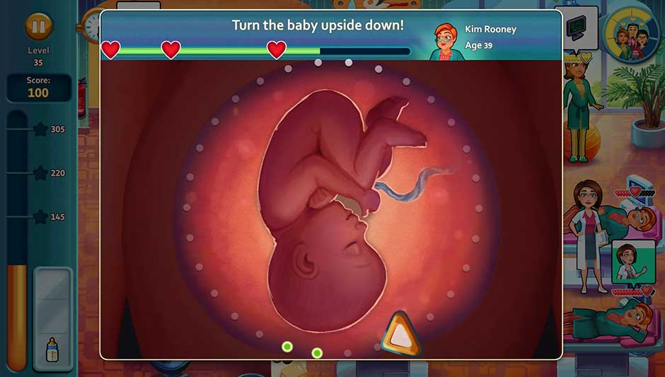 Minigame - Turn the baby upside down!