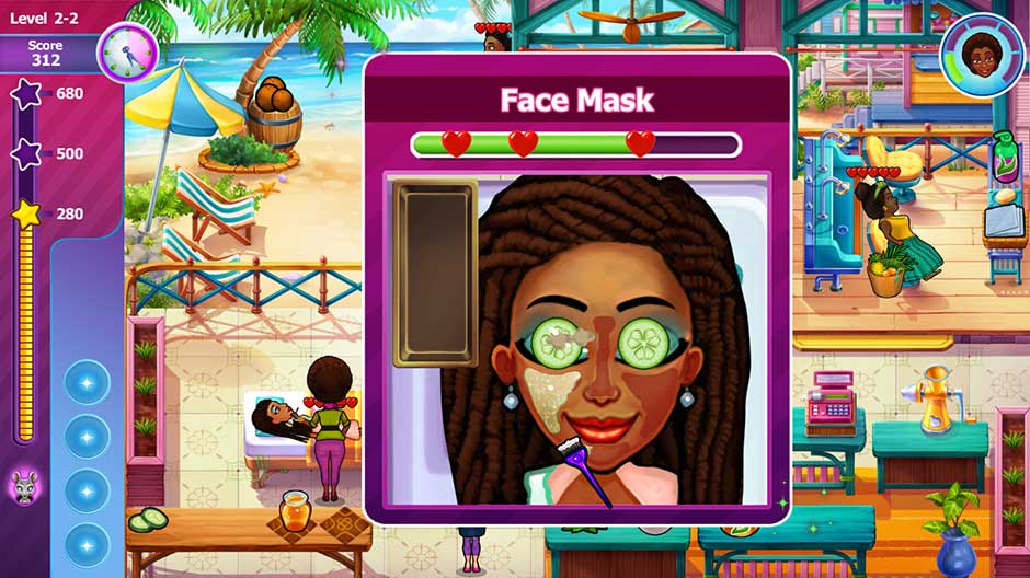 Sally's Salon - Beauty Secrets - Face Mask Minigame