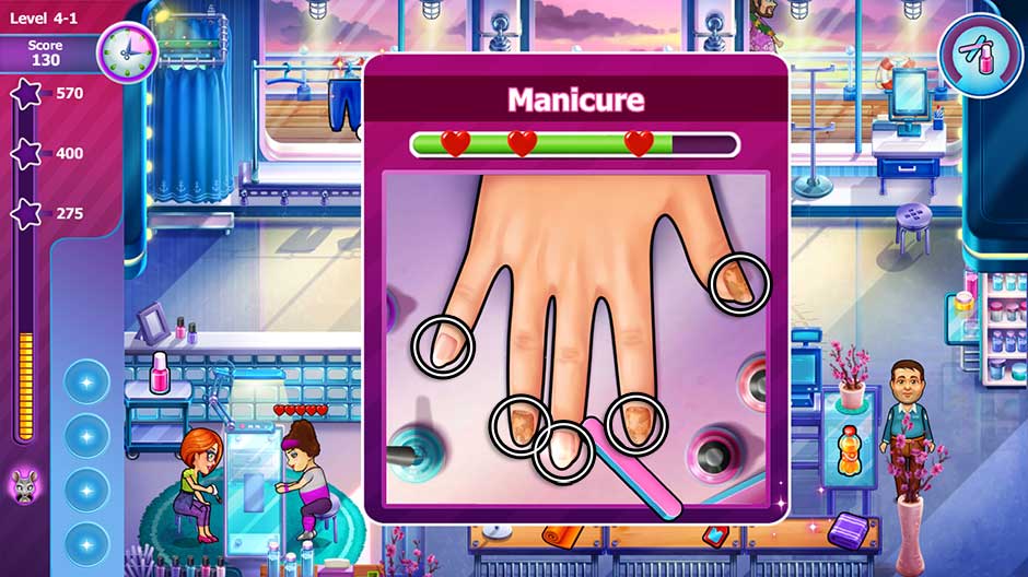 Sally's Salon - Beauty Secrets - Manicure Minigame