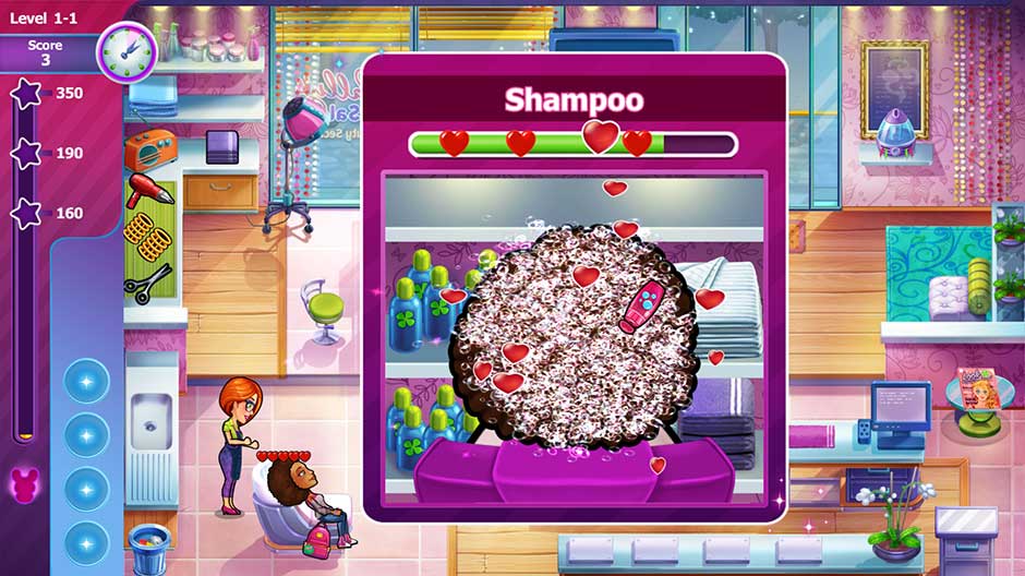 Sally's Salon - Beauty Secrets - Shampoo Minigame