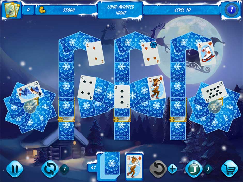 Solitaire Jack Frost Winter Adventures 2