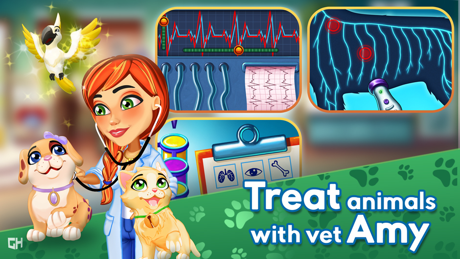 Dr. Cares - Amy's Pet Clinic Collector's Edition - GameHouse Screenshot-2