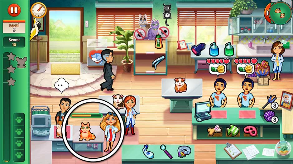 Dr. Cares - Amy's Pet Clinic - Level 5