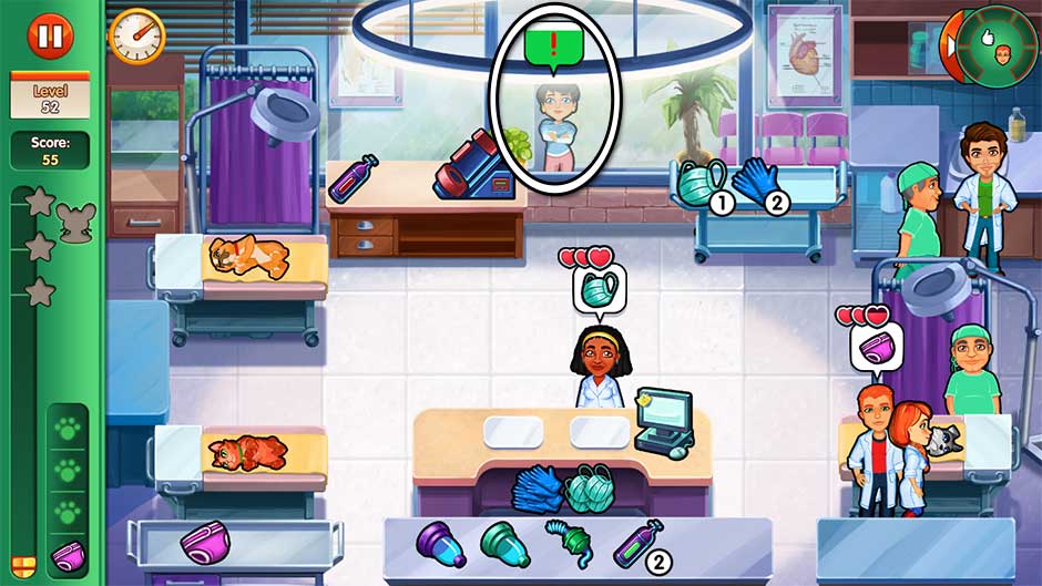 Dr. Cares - Amy's Pet Clinic - Level 52