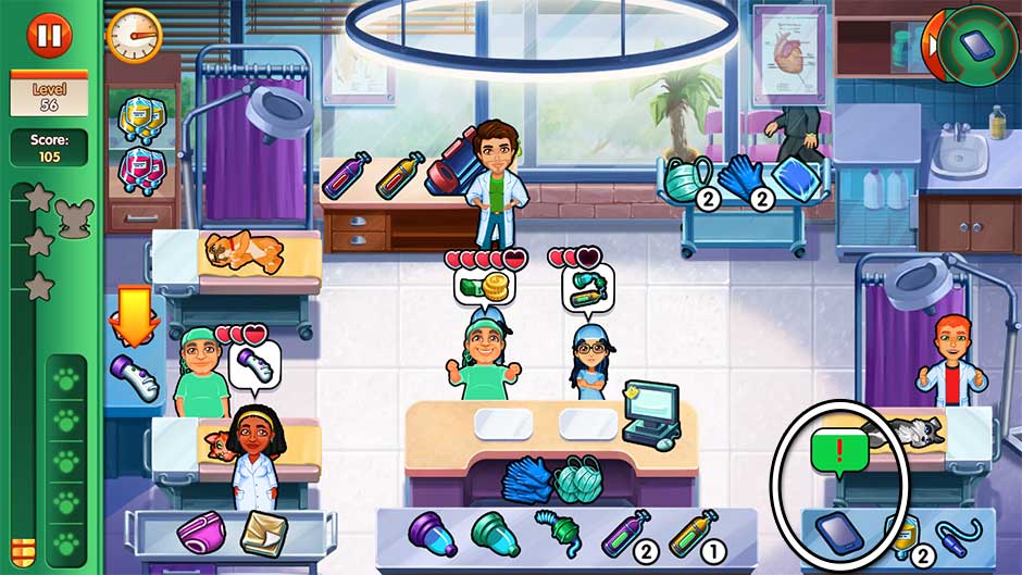 Dr. Cares - Amy's Pet Clinic - Level 56