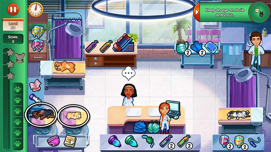 Dr. Cares - Amy's Pet Clinic - Level 58