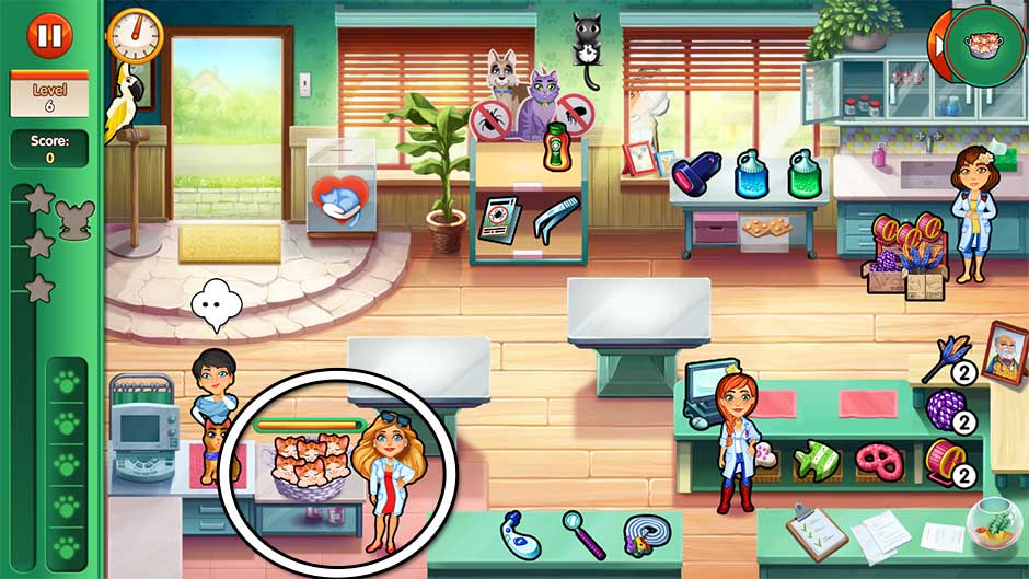 Dr. Cares - Amy's Pet Clinic - Level 6