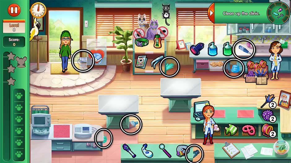 Dr. Cares - Amy's Pet Clinic - Level 8