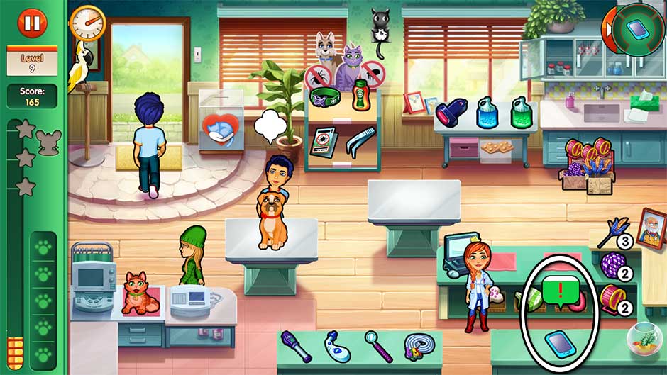 Dr. Cares - Amy's Pet Clinic - Level 9