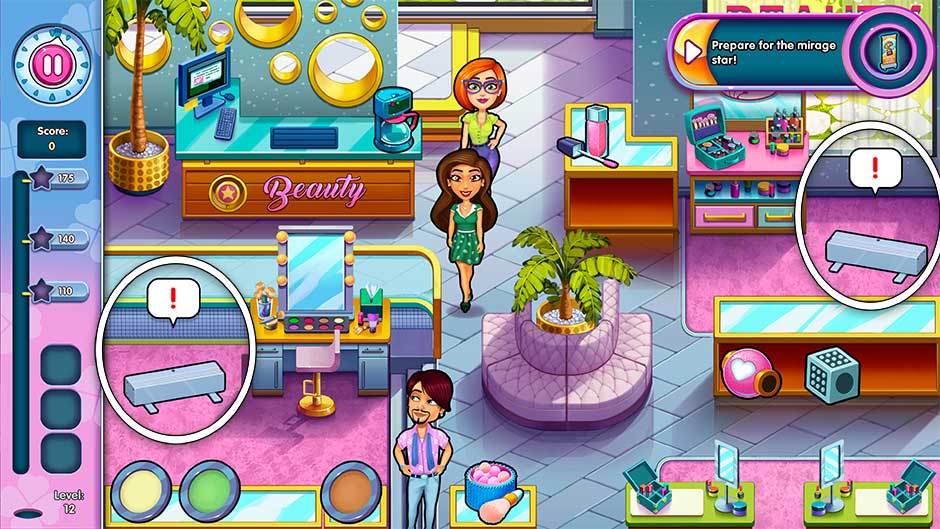 Sally's Salon - Kiss & Make-Up - Level 12