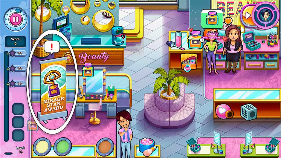 Sally's Salon - Kiss & Make-Up - Level 13