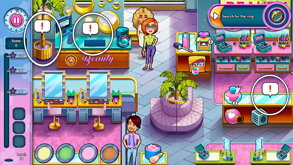 Sally's Salon - Kiss & Make-Up - Level 14