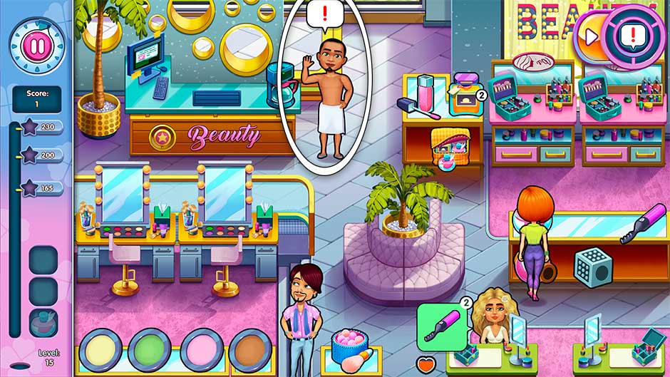 Sally's Salon - Kiss & Make-Up - Level 15