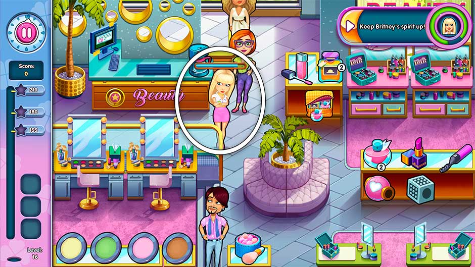 Sally's Salon - Kiss & Make-Up - Level 16