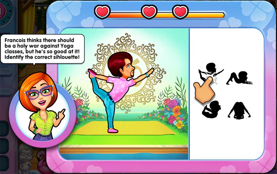 Sally's Salon - Kiss & Make-Up - Minigame - Yoga