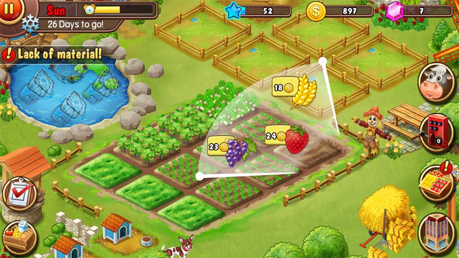 Farmland - Grow your crops!