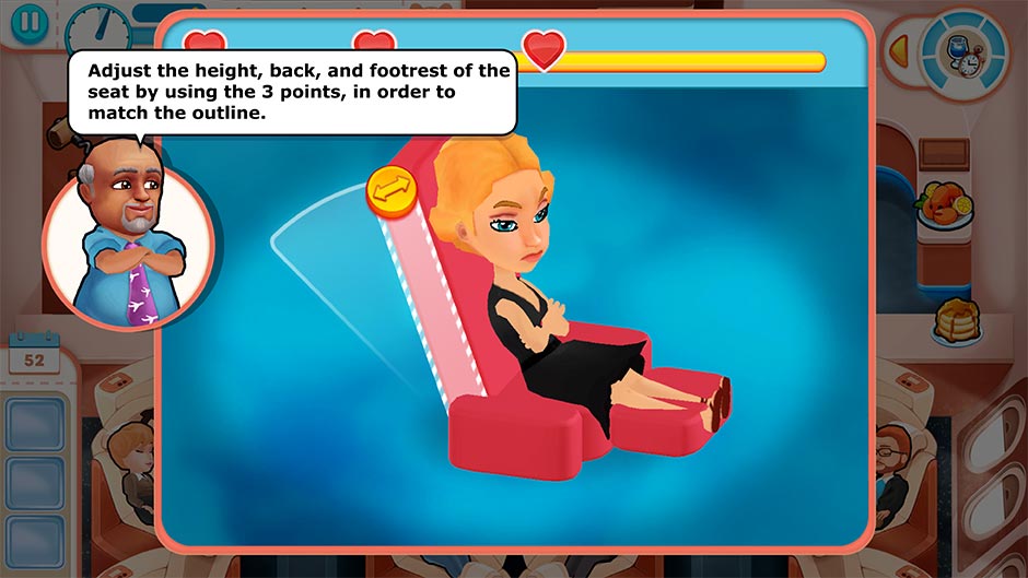 Amber's Airline - High Hopes Collector's Edition - Adjust Armchair Minigame