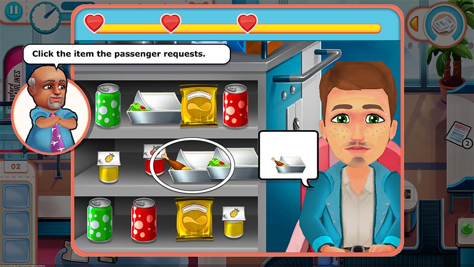 Amber's Airline - High Hopes Collector's Edition - Food Cart Minigame