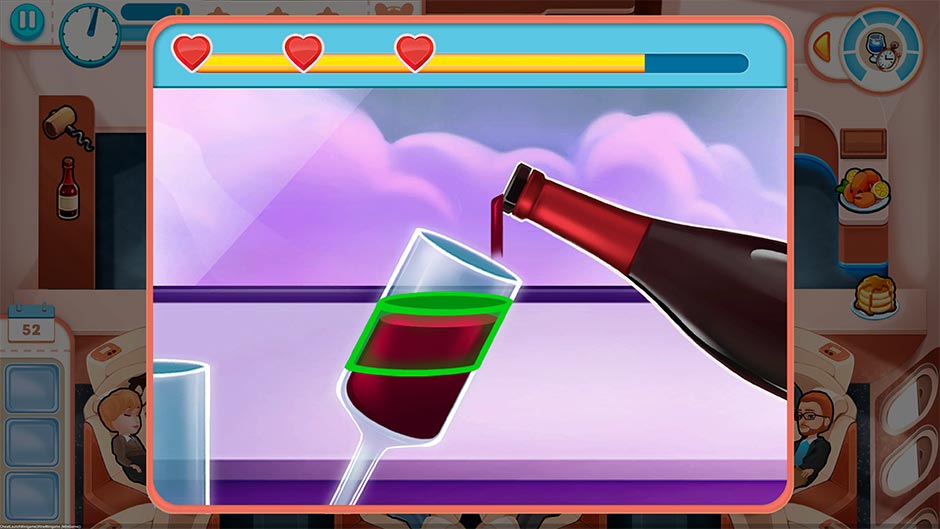 Amber's Airline - High Hopes Collector's Edition - Pour Wine Minigame