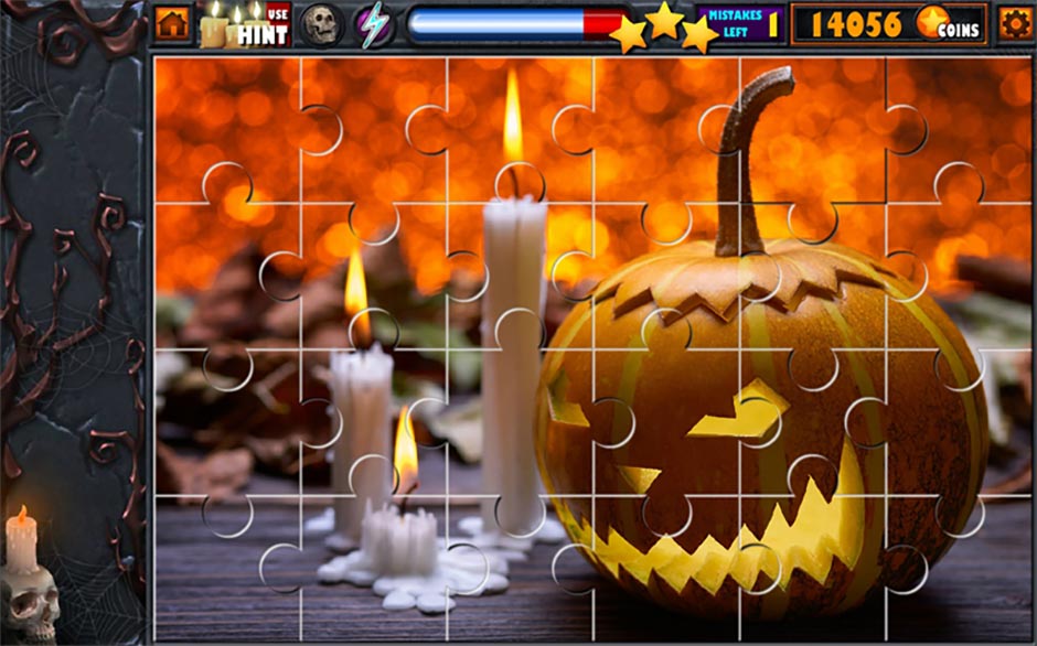 Halloween Jigsaw Puzzle Stash - GameHouse