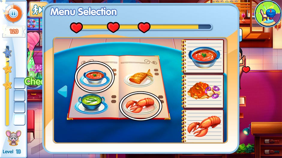 The Love Boat - Second Chances Minigame - Menu Selection