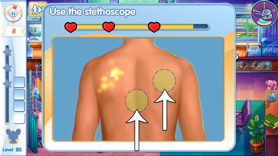 The Love Boat - Second Chances Minigame - Use the Stethoscope