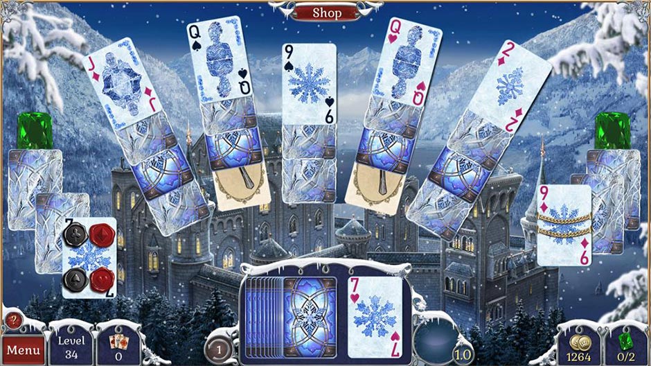 Jewel Match Solitaire Winterscapes - GameHouse