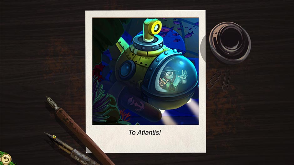 Alicia Quatermain 4 - Da Vinci and the Time Machine - Puzzle Solution - To Atlantis