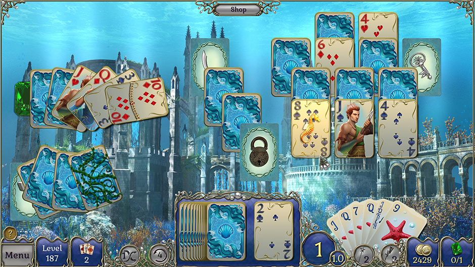 Coming Soon! Jewel Match Atlantis Solitaire - GameHouse Premiere Exclusive