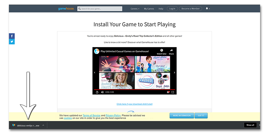 Step 5 - How to Reinstall Delicious - Emily's Road Trip (New Players) - GameHouse