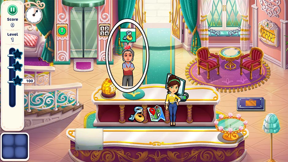 Hotel Ever After - Ella's Wish Official Walkthrough - Level 1