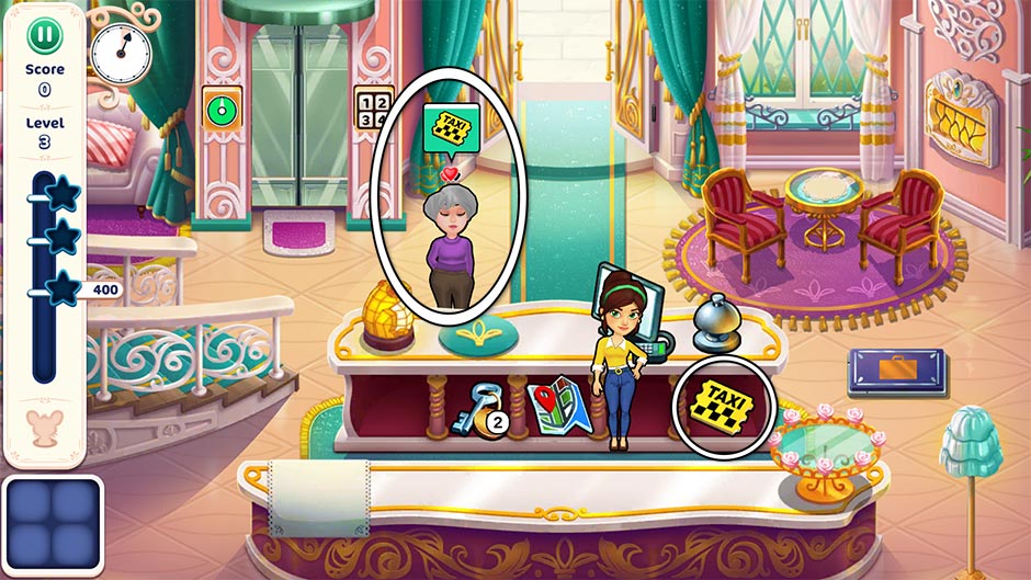 Hotel Ever After - Ella's Wish Official Walkthrough - Level 3