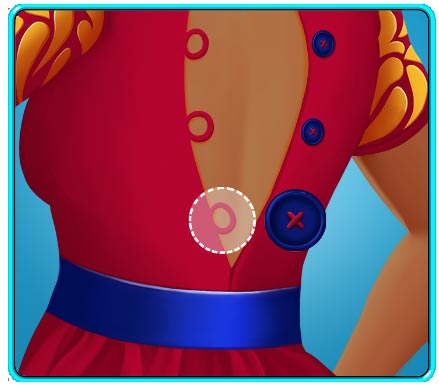 Fabulous - New York to LA Official Walkthrough - Button the Dress Minigame