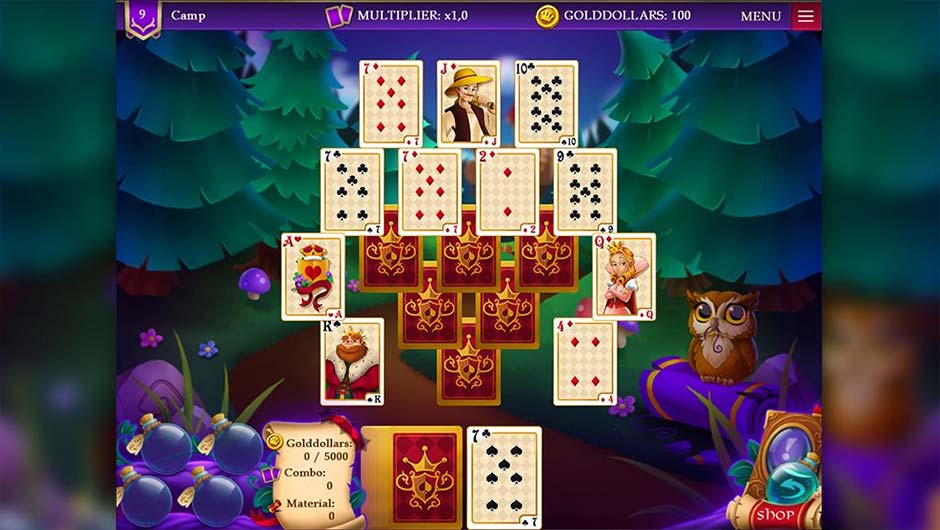 Wizard's Quest Solitaire - GameHouse