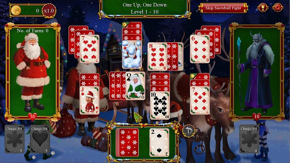 Santa's Christmas Solitaire 2 - GameHouse