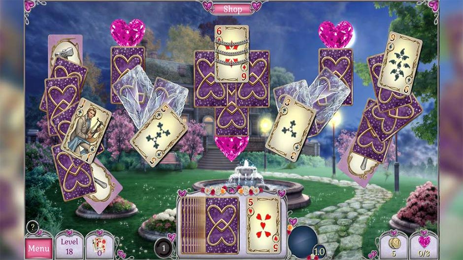 Jewel Match Solitaire - L'Amour - Gamehouse