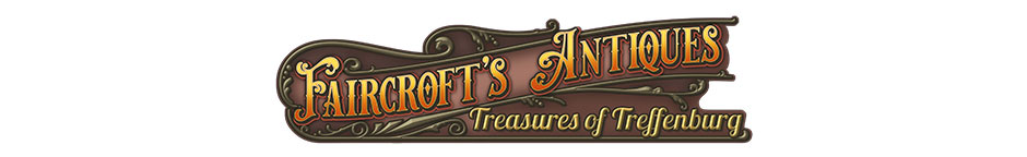 Faircroft's Antiques - Treasures of Treffenburg Logo - GameHouse Premiere Exclusive