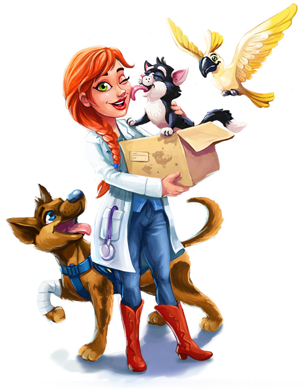 Dr. Cares - Pet Rescue Amy Art - GameHouse