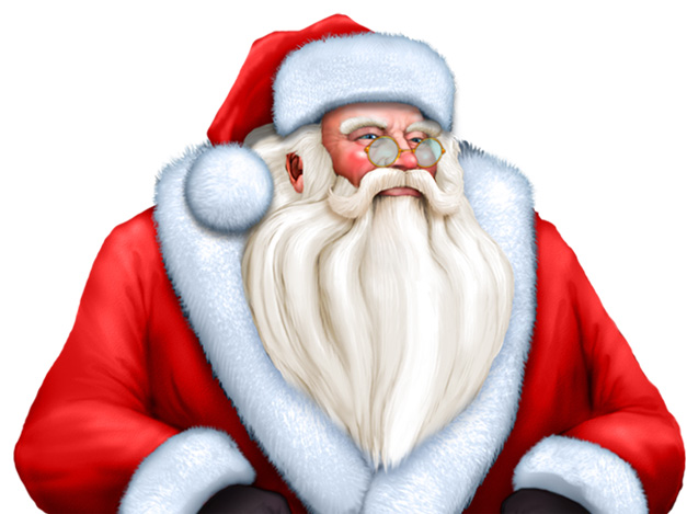 Christmas Wonderland - Santa Claus Art